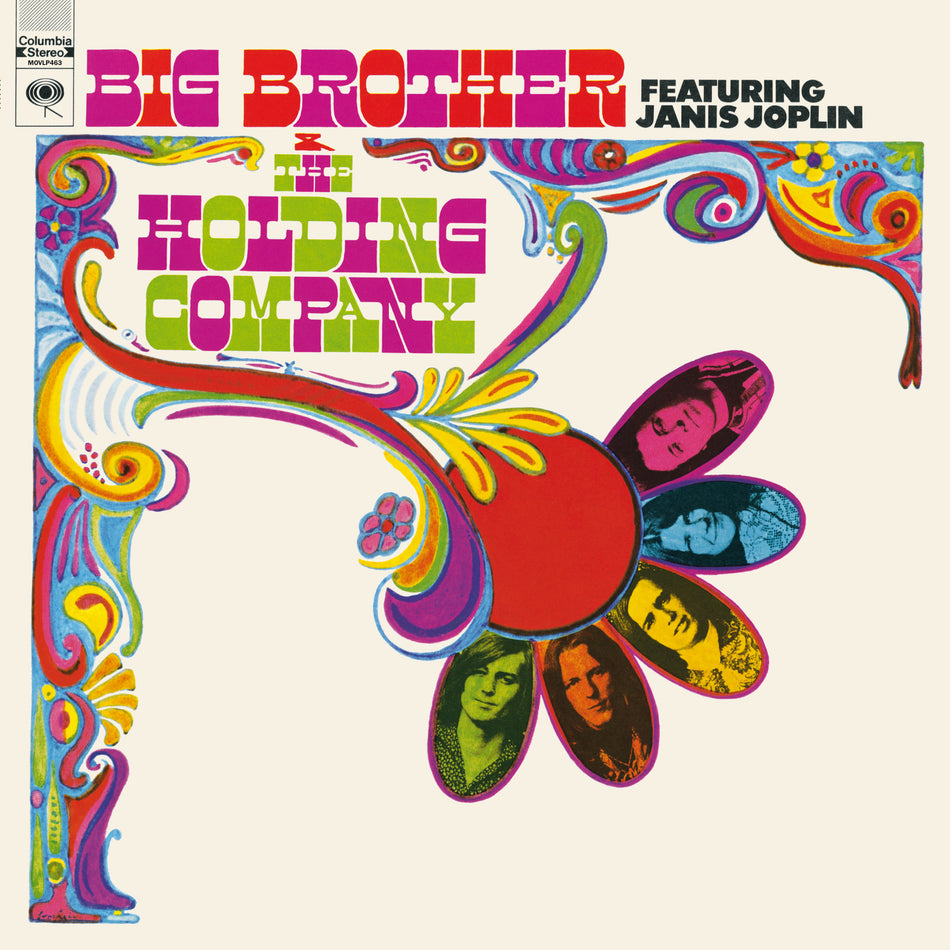 BIG BROTHER AND THE HOLDING COMPANY/VINYLE NOIR AUDIOPHILE 180GR - Front Cover