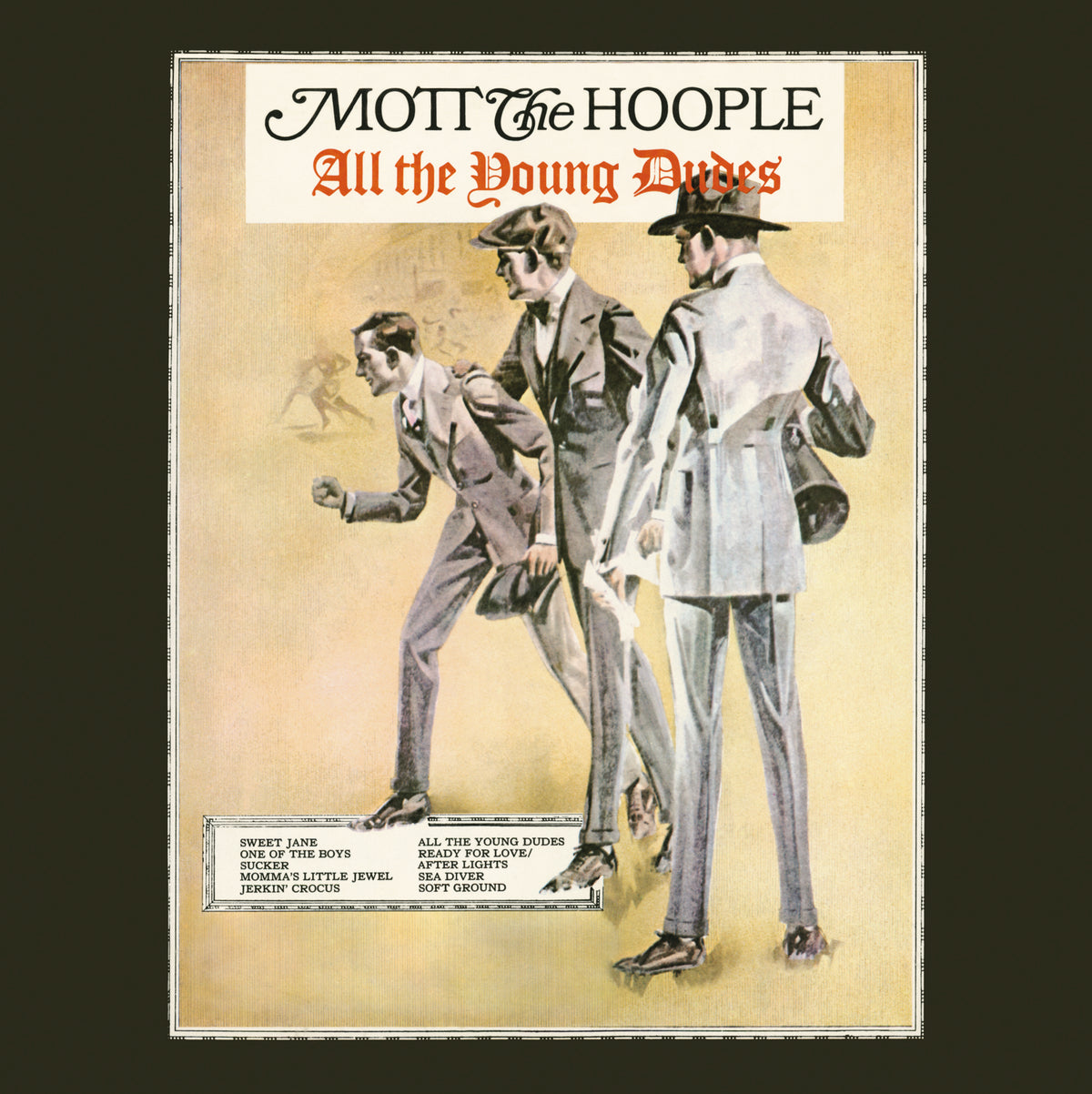 ALL THE YOUNG DUDES/VINYLE NOIR AUDIOPHILE 180GR - Front Cover