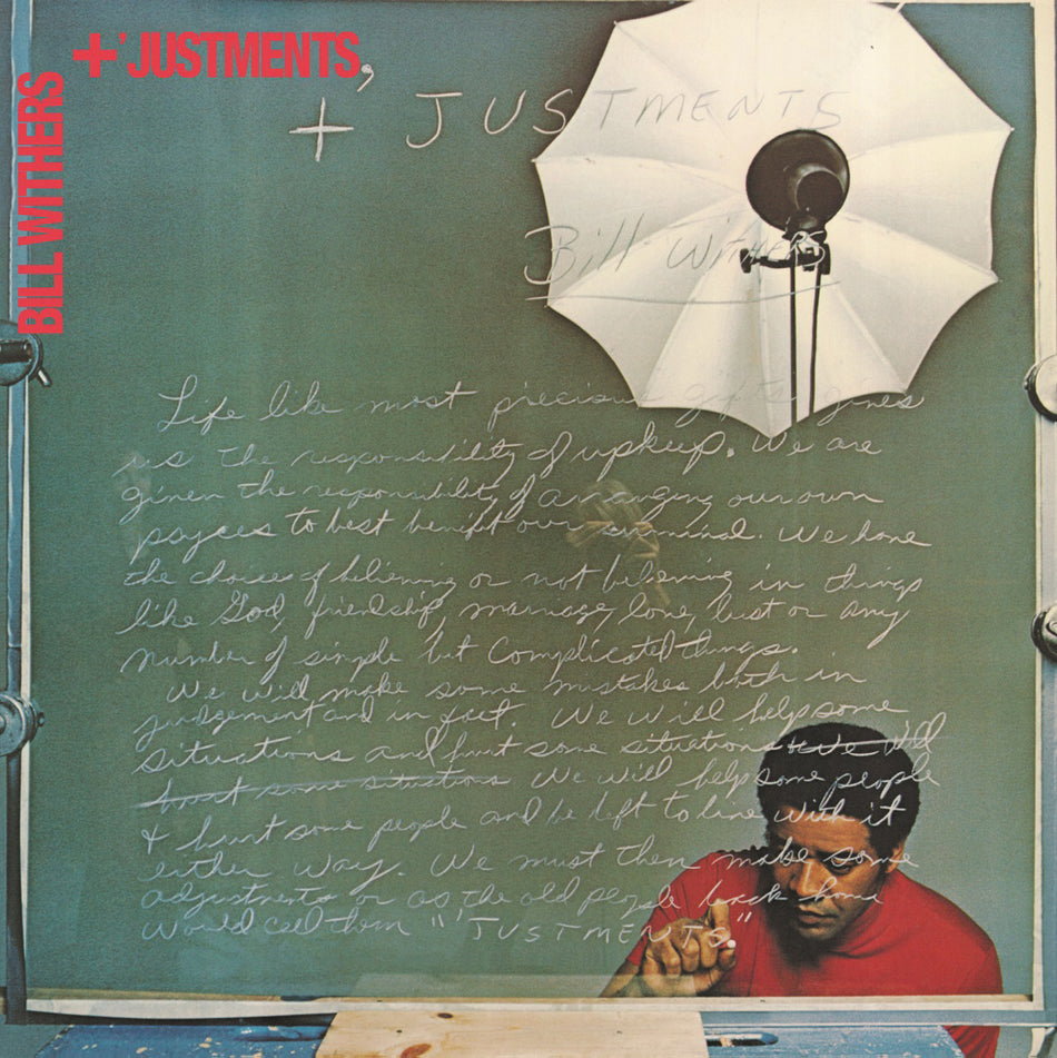 JUSTMENTS/VINYLE NOIR AUDIOPHILE 180GR/INCLUS INSERT - Front Cover