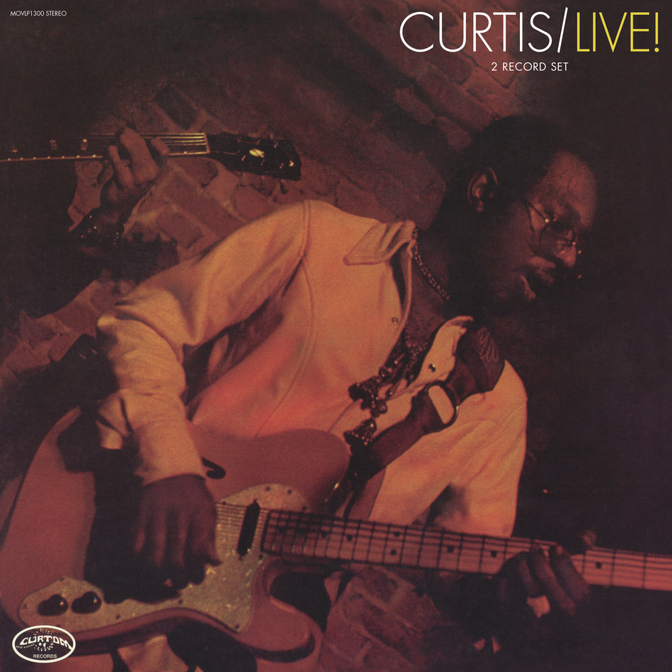 CURTIS LIVE/VINYLE NOIR AUDIOPHILE 180GR/POCHETTE GATEFOLD/INCLUS 2 TITRES BONUS - Front Cover