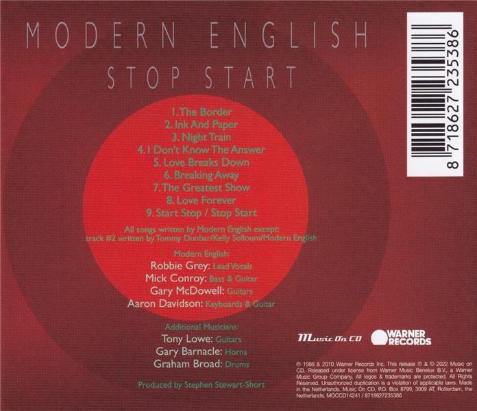 Stop Start - Front Cover