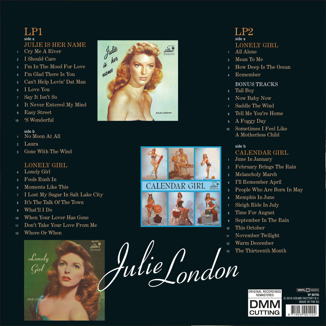 JULIE IS HER.. - Back Cover
