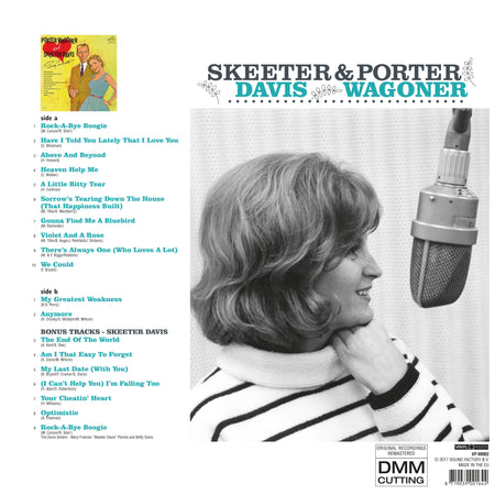 SINGS DUETS -BONUS TR- - Back Cover