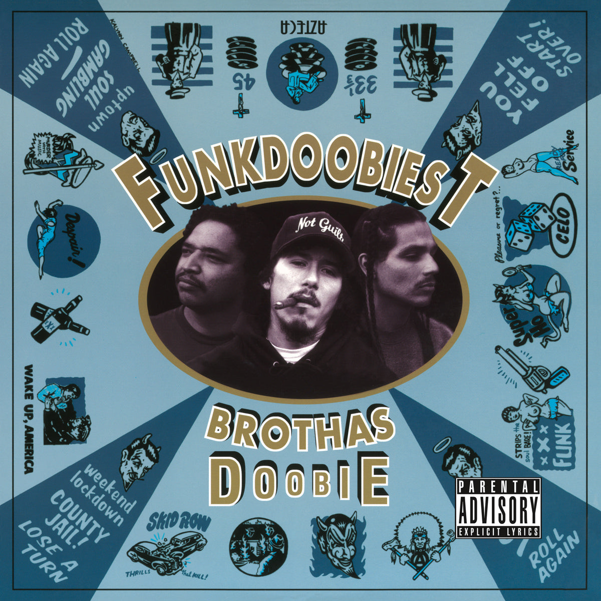 BROTHAS DOOBIE/VINYLE NOIR AUDIOPHILE 180GR/PRODUCED BY DJ MUGGS FROM CYPRESS HILL - Front Cover