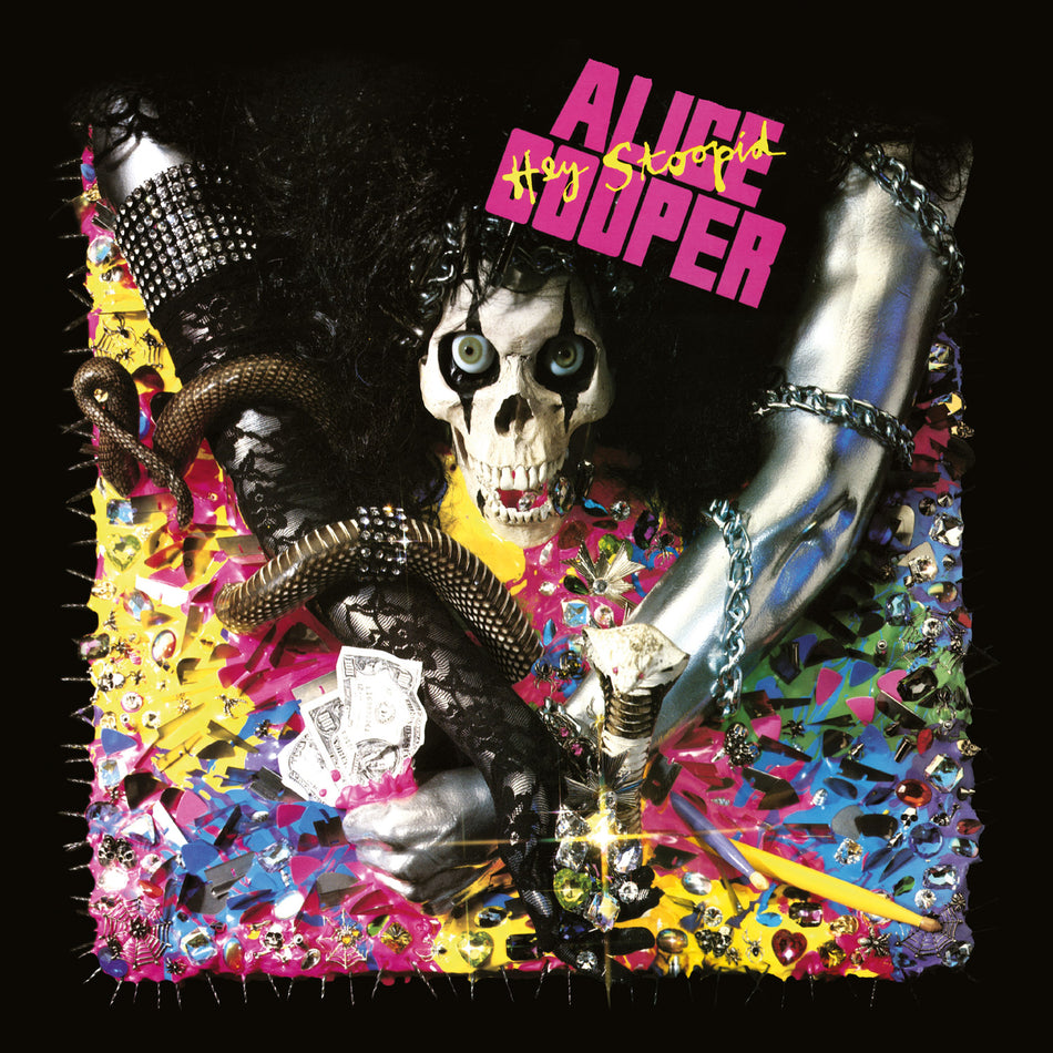 HEY STOOPID/VINYLE NOIR AUDIOPHILE 180GR/AVEC SLASH/OZZY OSBOURNE/VINNIE MOORE/JOE SATRIANI/STEVE VAI/NIKKI SIXX/MICK MARS - Front Cover