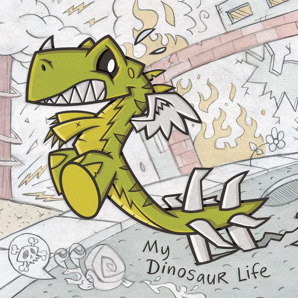 MY DINOSAUR LIFE/VINYLE COULEUR FLAME AUDIOPHILE 180GR/POCHETTE GATEFOLD - Front Cover