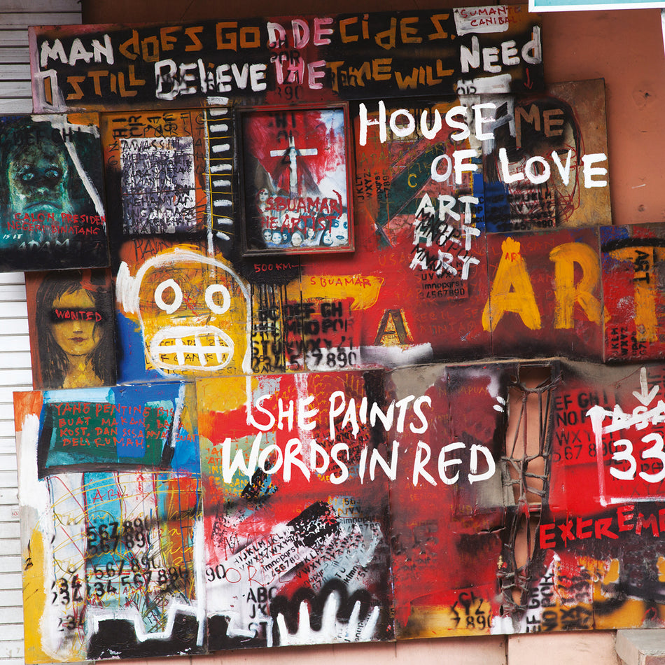 SHE PAINTS WORDS IN RED/VINYLE COULEUR - Front Cover
