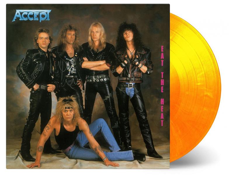 EAT THE HEAT/VINYLE FLAME JAUNE ET ORANGE AUDIOPHILE 180GR - Front Cover