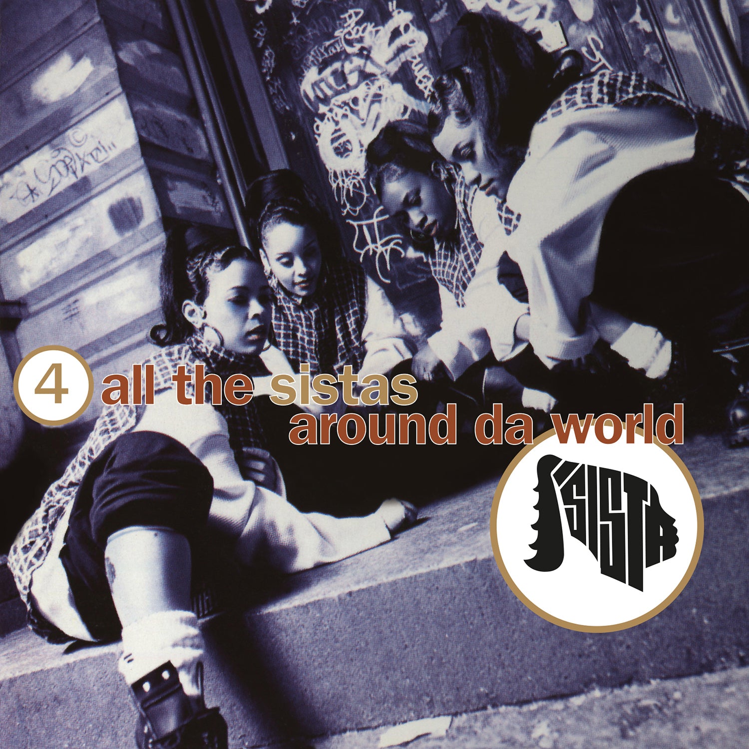 4 ALL THE SISTAS AROUND DA WORLD/VINYLE NOIR AUDIOPHILE 180GR/POCHETTE GATEFOLD/PRODUIT PAR TIMBALAND - Front Cover