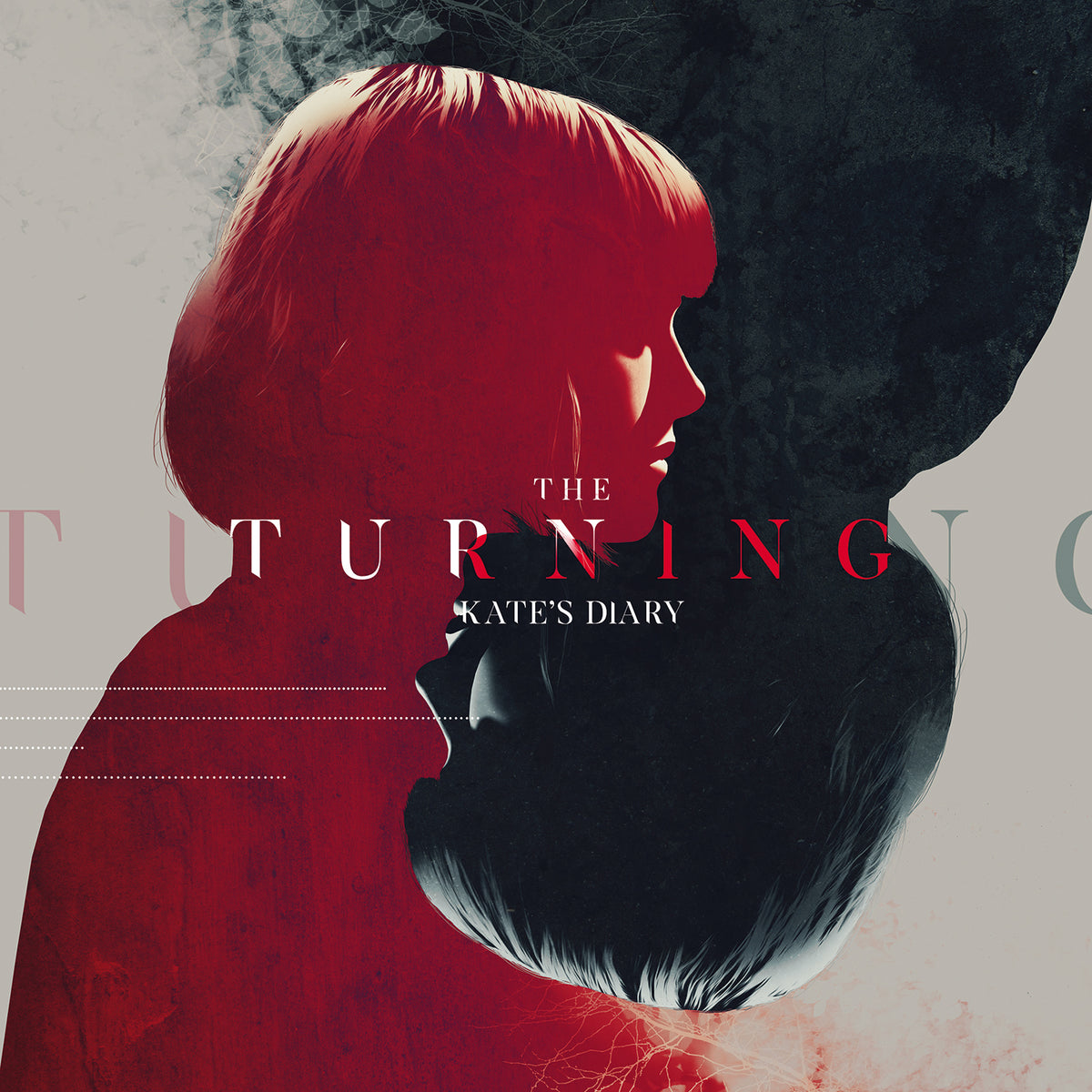 TURNING KATE S DIARY/AVEC DAVID BOWIE/VINYLE ROUGE ET NOIR MARBRE AUDIOPHILE 180GR/POCHETTE PVC - Front Cover