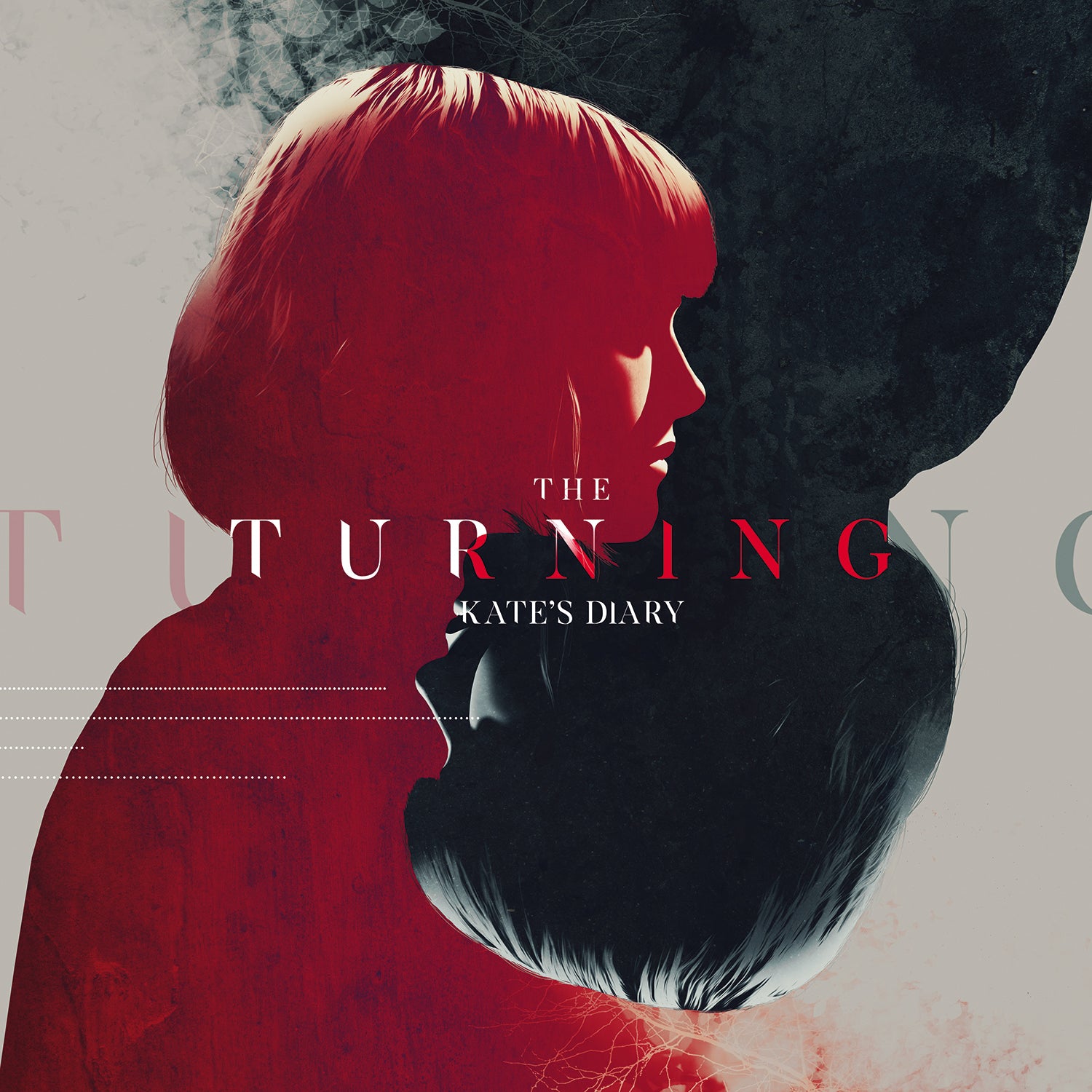 TURNING KATE S DIARY/AVEC DAVID BOWIE/VINYLE ROUGE ET NOIR MARBRE AUDIOPHILE 180GR/POCHETTE PVC - Front Cover