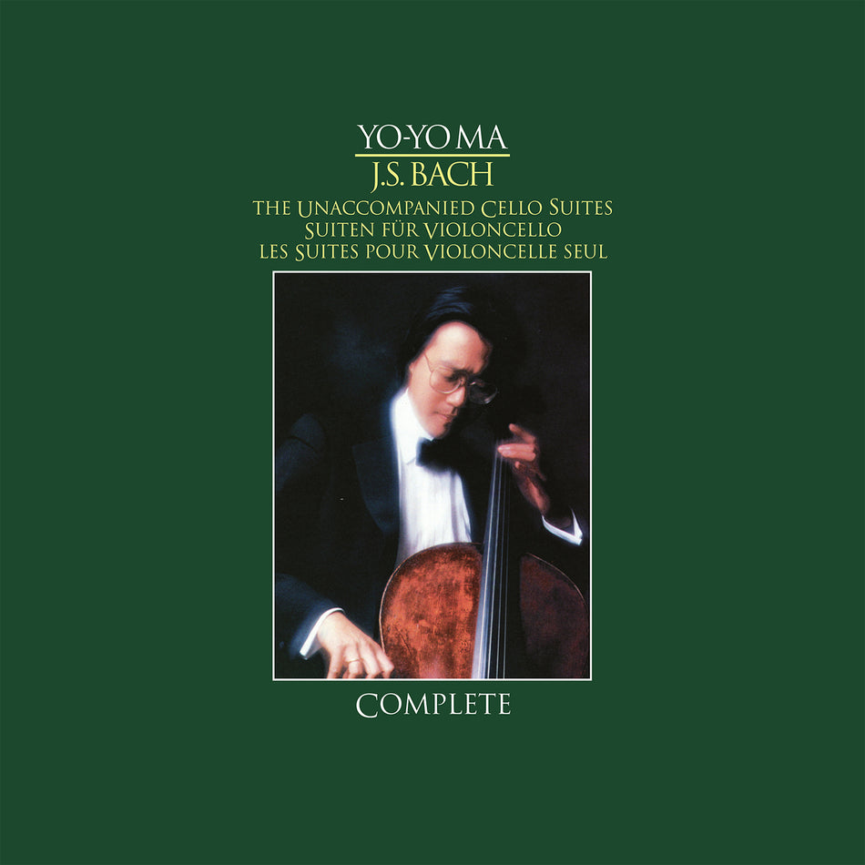 BACH UNACCOMPANIED CELLO SUITES COMPLETE/VINYLE AUDIOPHILE 180GR/POCHETTE TRIFOLD - Front Cover