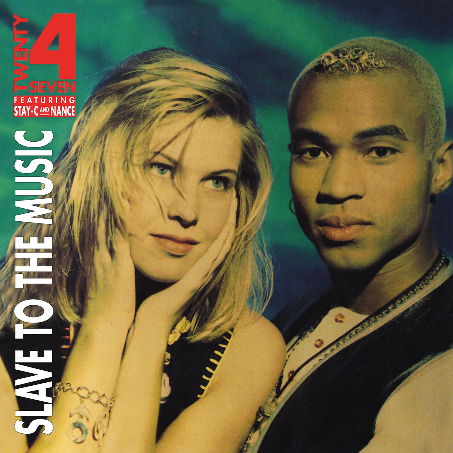 SLAVE TO THE MUSIC/VINYLE CRISTAL ET BLEU MARBRE AUDIOPHILE 180GR - Front Cover