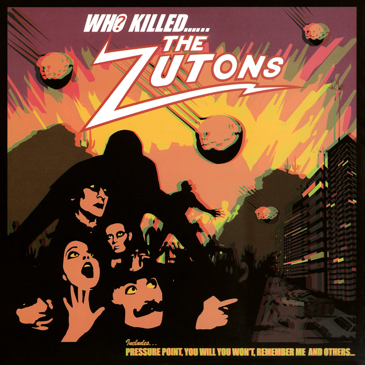 WHO KILLED THE ZUTONS/AVEC LUNETTES 3D/VINYLE JAUNE FLAME AUDIOPHILE 180GR - Front Cover