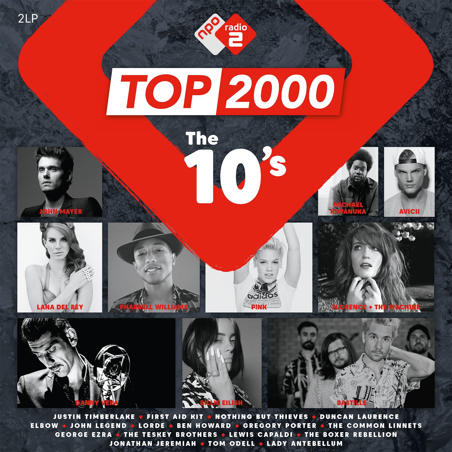 TOP 2000/THE 2010 S RADIO2 HITS/VINYLE NOIR AUDIOPHILE 180GR - Front Cover