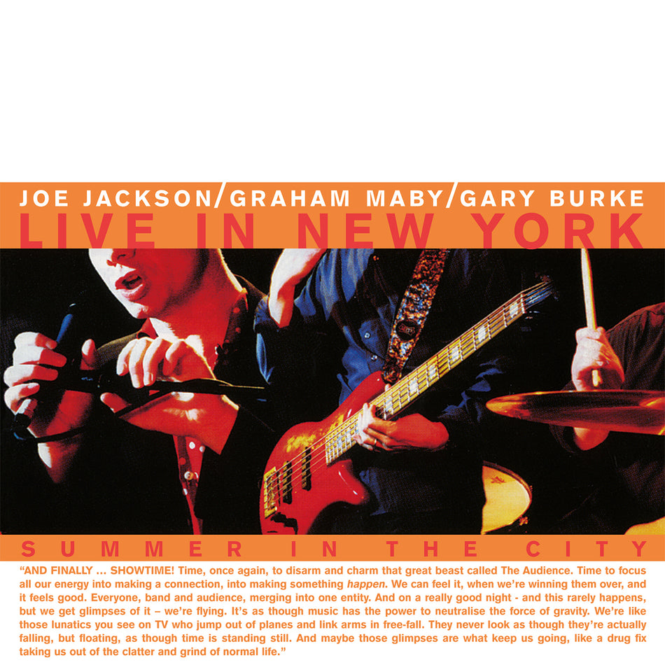 SUMMER IN THE CITY/ LIVE IN NEW YORK/VINYLE ORANGE AUDIOPHILE 180GR/POCHETTE GATEFOLD - Front Cover
