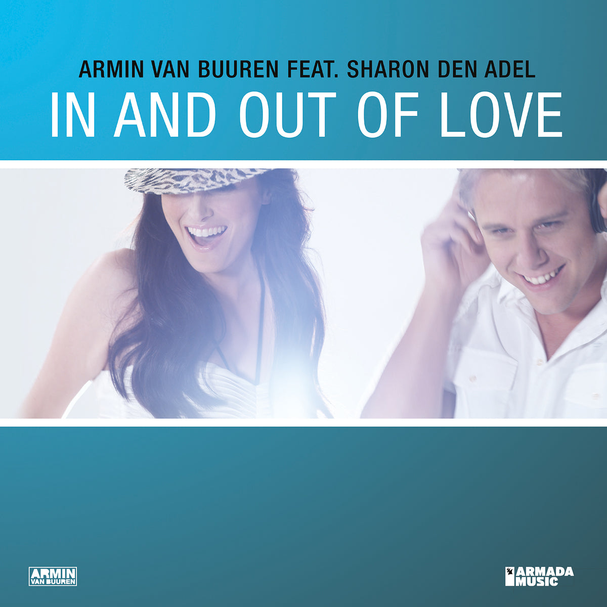 IN AND OUT OF LOVE/AVEC SHARON DEN ADEL/VINYLE BLEU ET ARGENT MARBRE AUDIOPHILE 180GR - Front Cover