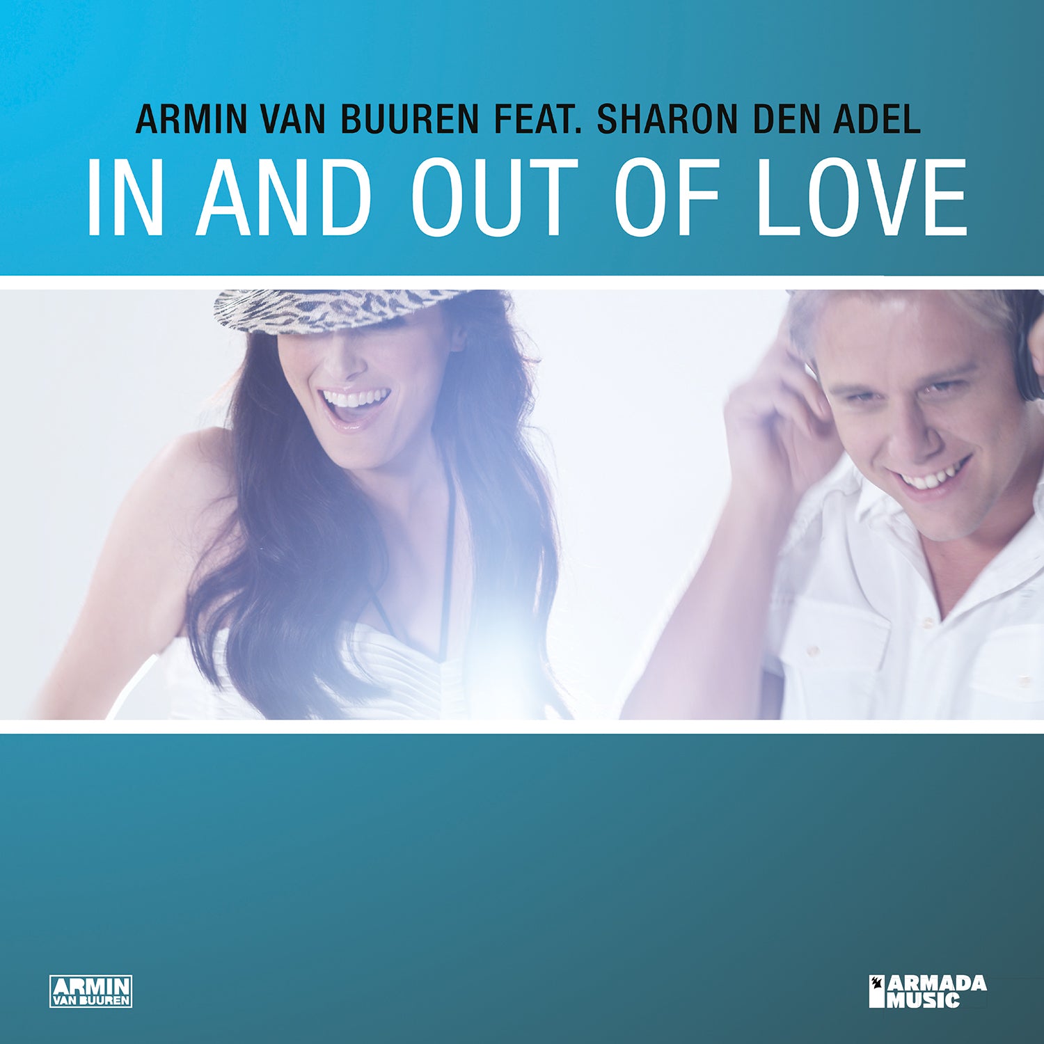 IN AND OUT OF LOVE/AVEC SHARON DEN ADEL/VINYLE BLEU ET ARGENT MARBRE AUDIOPHILE 180GR - Front Cover