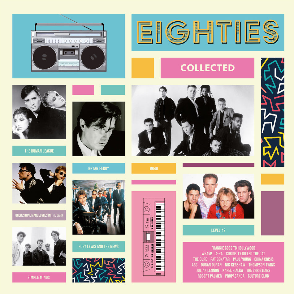 EIGHTIES COLLECTED/VINYLE NOIR AUDIOPHILE 180GR/POCHETTE PVC - Front Cover