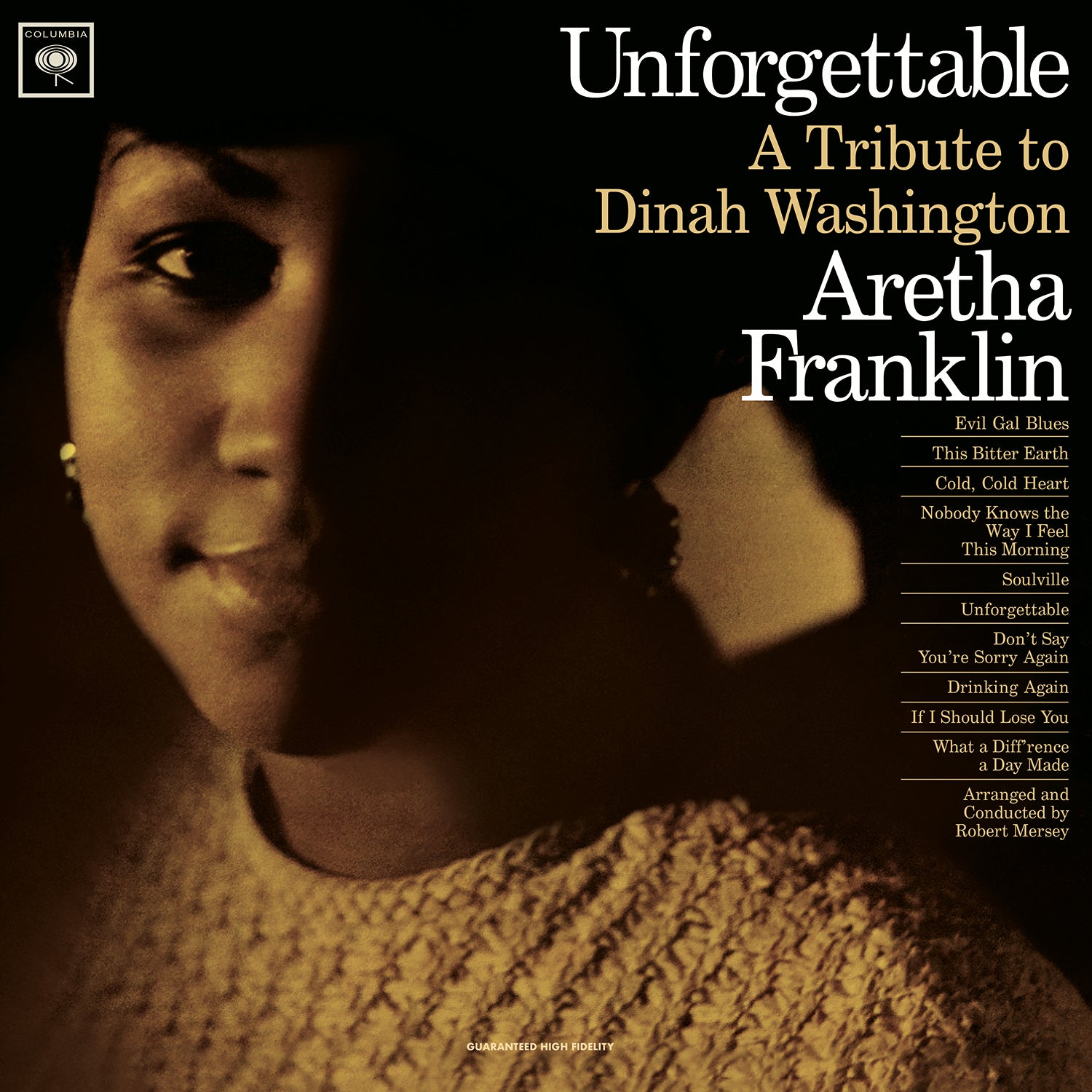 UNFORGETTABLE/A TRIBUTE TO DINAH WASHINGTON/VINYLE NOIR AUDIOPHILE 180GR - Front Cover