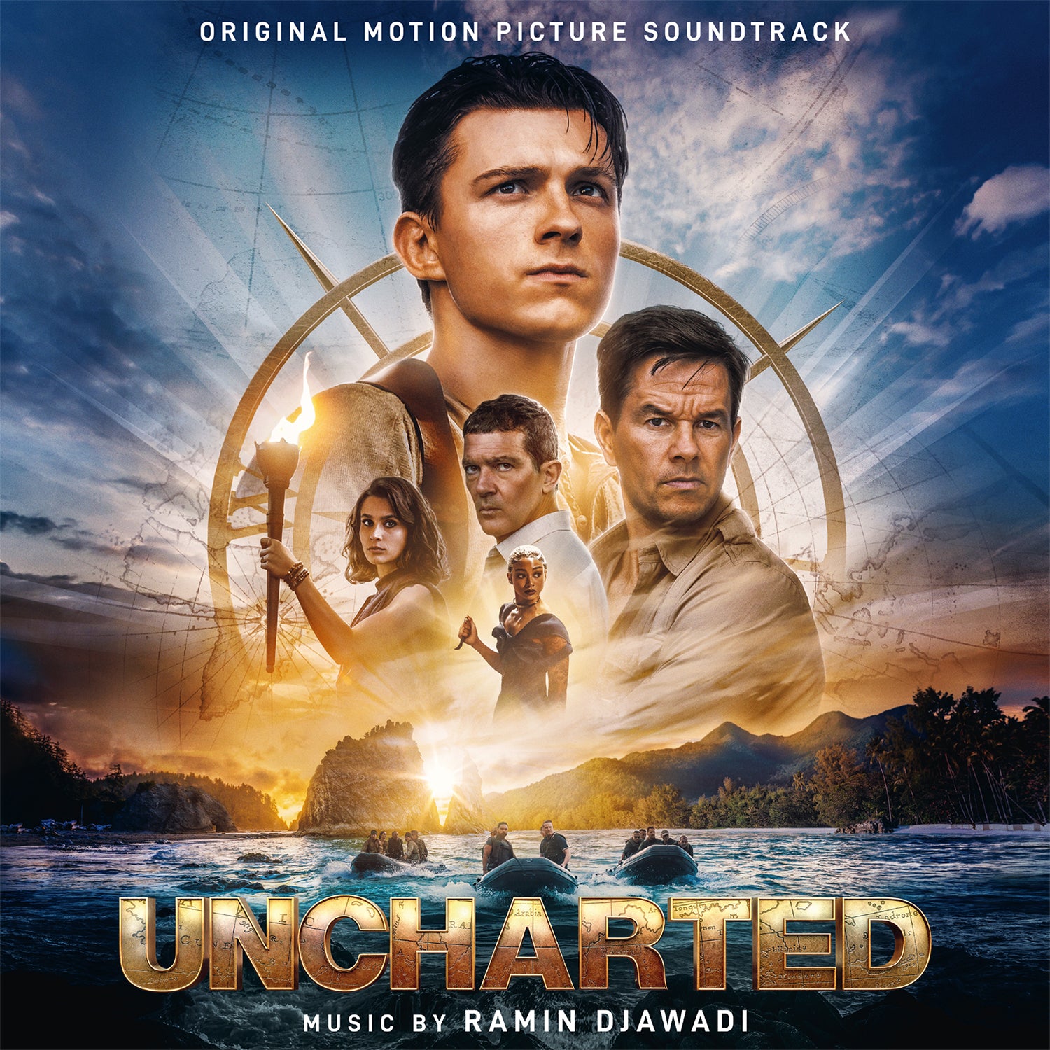 UNCHARTED/MUSIC DE RAMIN DJAWADI/VINYLE BLANC AUDIOPHILE 180GR/INCLUS PHOTO EXCLUSIVE IMPRIMEE FACE D/POCHETTE GATEFOLD - Front Cover