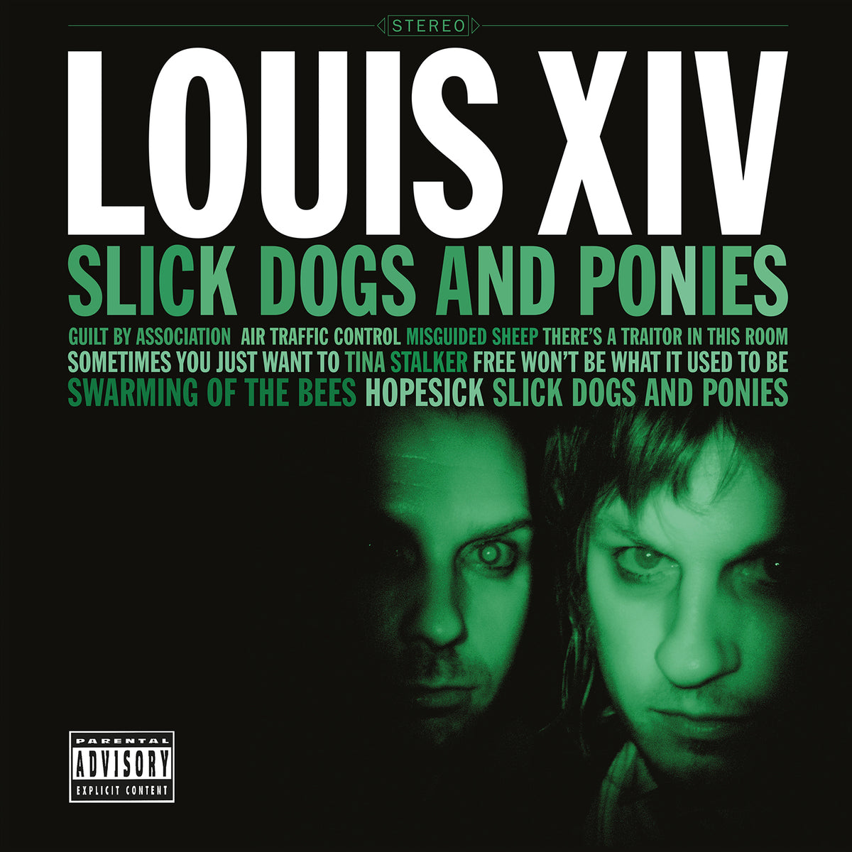 SLICK DOGS AND PONIES/VINYLE VERT TRANSLUCIDE AUDIOPHILE 180GR/INSERT - Front Cover