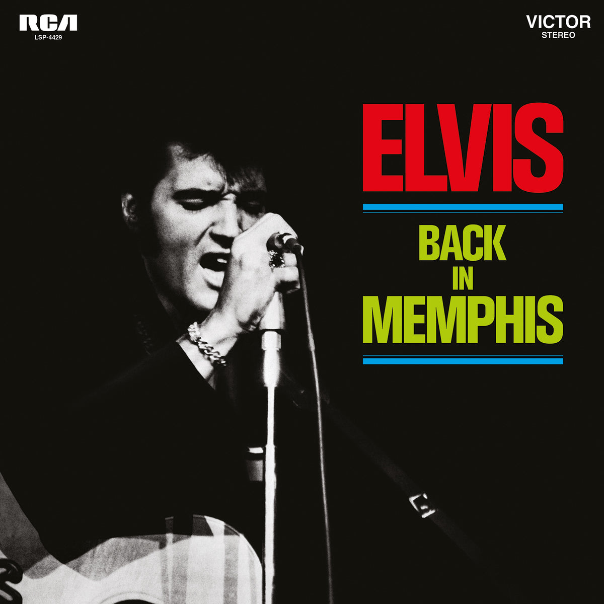 ELVIS BACK IN MEMPHIS/VINYLE ROUGE TRANSLUCIDE AUDIOPHILE 180GR - Front Cover