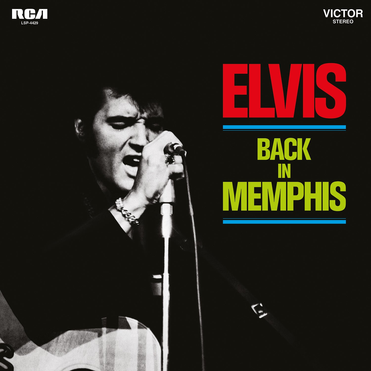 ELVIS BACK IN MEMPHIS/VINYLE ROUGE TRANSLUCIDE AUDIOPHILE 180GR - Front Cover