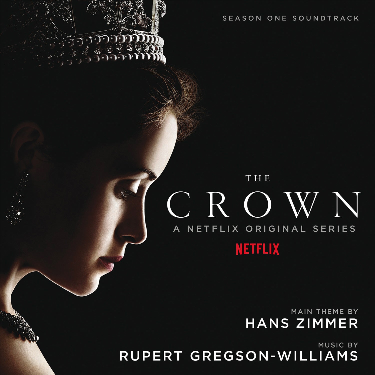 CROWN SEASON 1/MUSIC BY HANS ZIMMER/RUPERT GREGSON/WILLIAMS/VINYLE BLEU ROI AUDIOPHILE 180GR/POCHETTE GATEFOLD - Front Cover