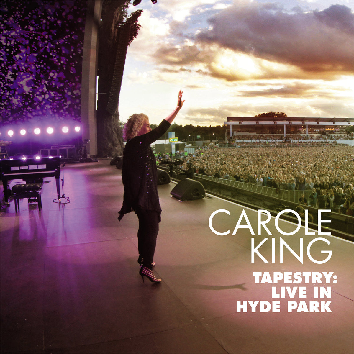 TAPESTRY/LIVE IN HYDE PARK/VINYLE VIOLET OR ET MARBRE AUDIOPHILE 180GR - Front Cover