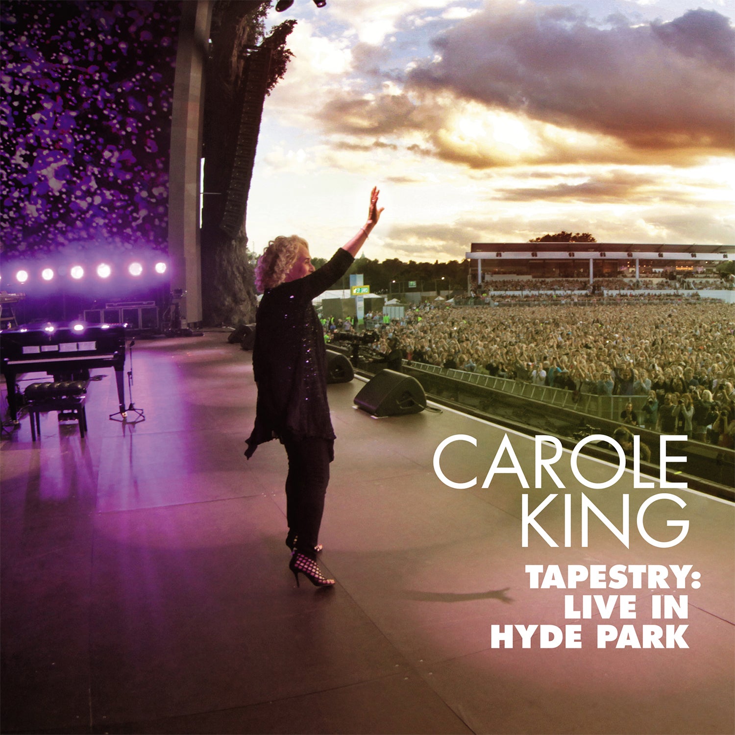 TAPESTRY/LIVE IN HYDE PARK/VINYLE VIOLET OR ET MARBRE AUDIOPHILE 180GR - Front Cover