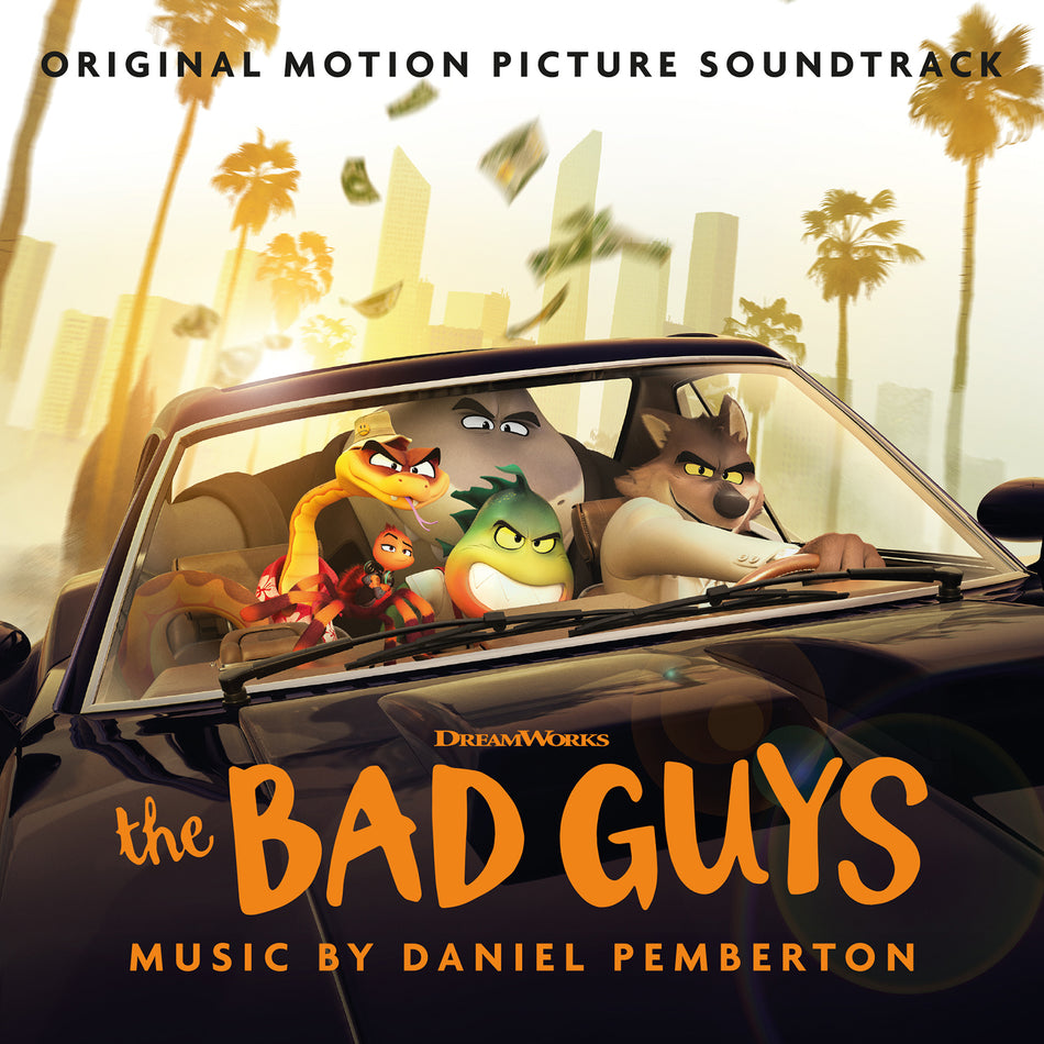 BAD GUYS/VINYLE JAUNE ET ORANGE MARBRE AUDIOPHILE 180GR/LIVRET 4 PAGES - Front Cover