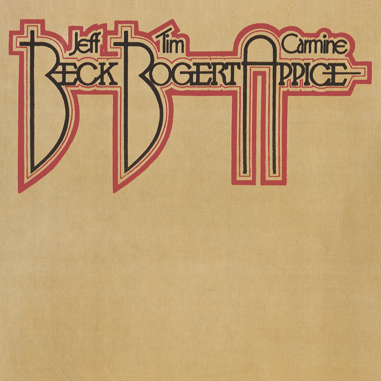 BECK BOGERT AND APPICE/VINYLE NOIR AUDIOPHILE 180GR - Front Cover