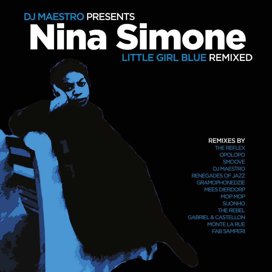 LITTLE GIRL BLUE REMIXED/VINYLE VERT TRANSLUCIDE AUDIOPHILE 180GR - Front Cover