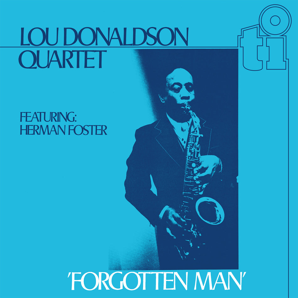 FORGOTTEN MAN/AVEC HERMAN FOSTER/VINYLE BLEU TRANSLUCIDE AUDIOPHILE 180GR - Front Cover
