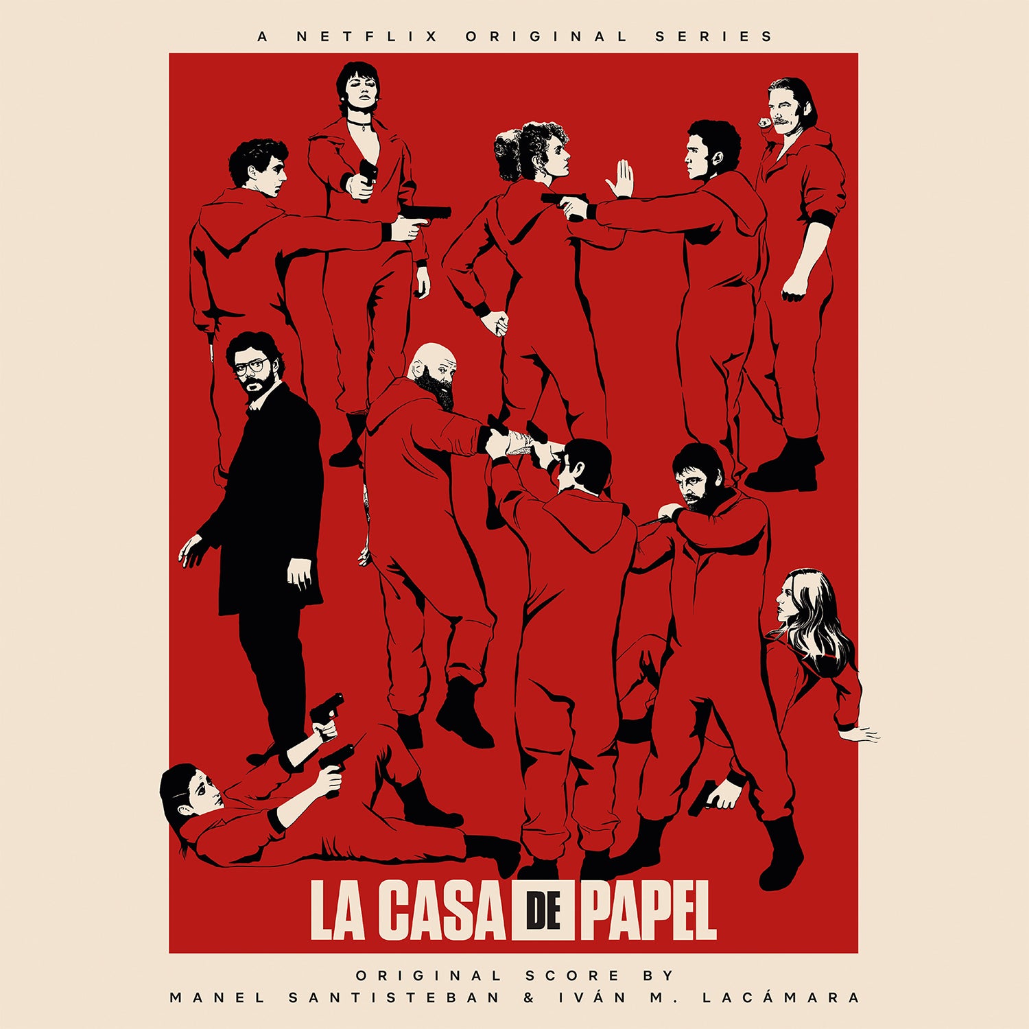LA CASA DE PAPEL / VINYLE LIMITE ROUGE - Front Cover