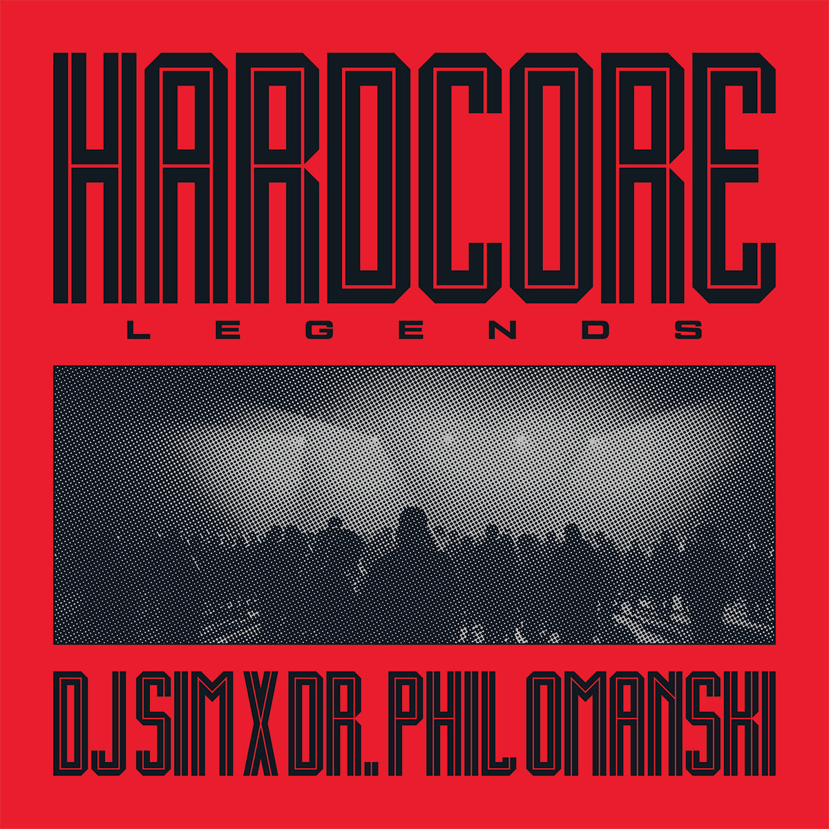 HARDCORE LEGENDS / VINYLE LIMITE ROUGE TRANSPARENT - Front Cover