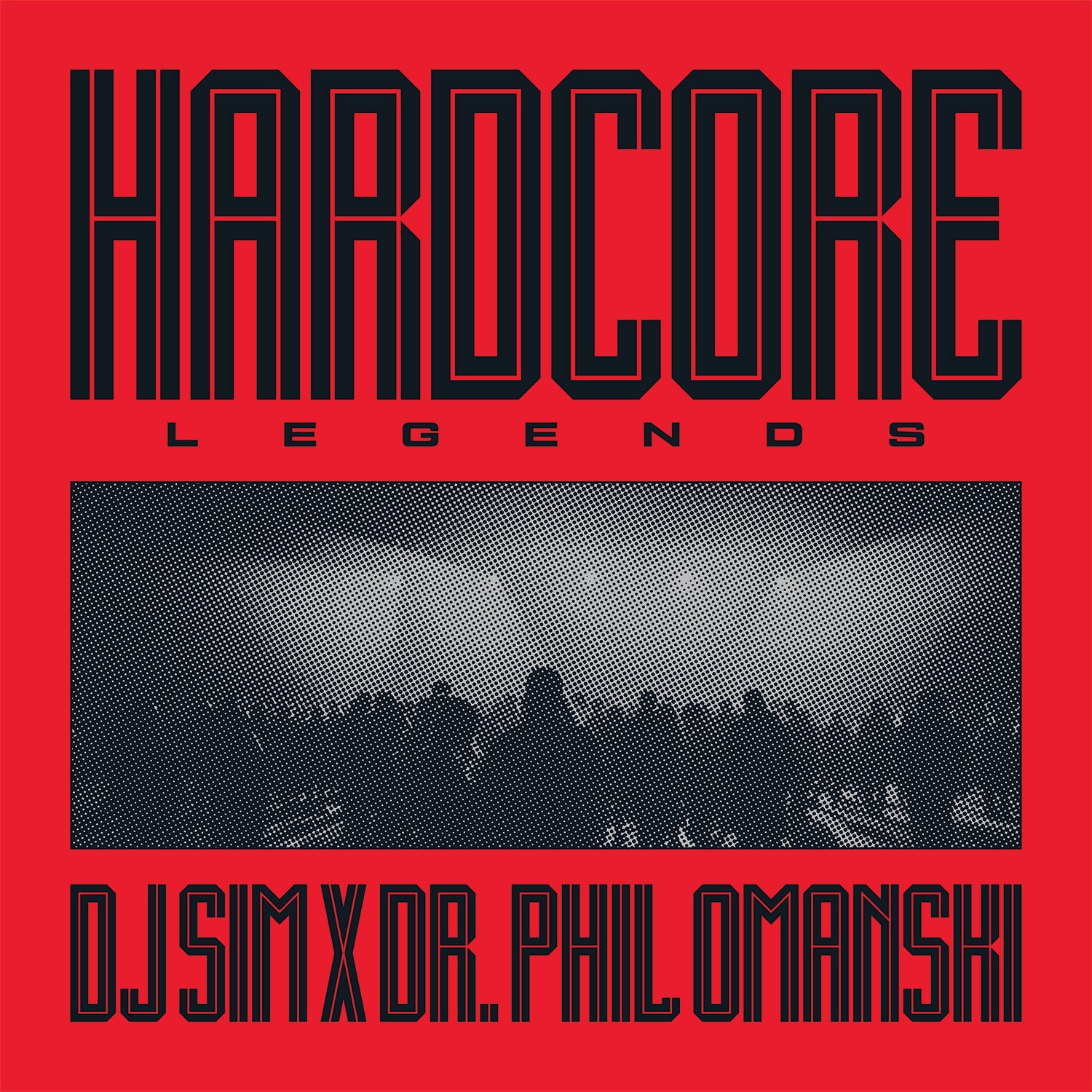 HARDCORE LEGENDS / VINYLE LIMITE ROUGE TRANSPARENT - Front Cover