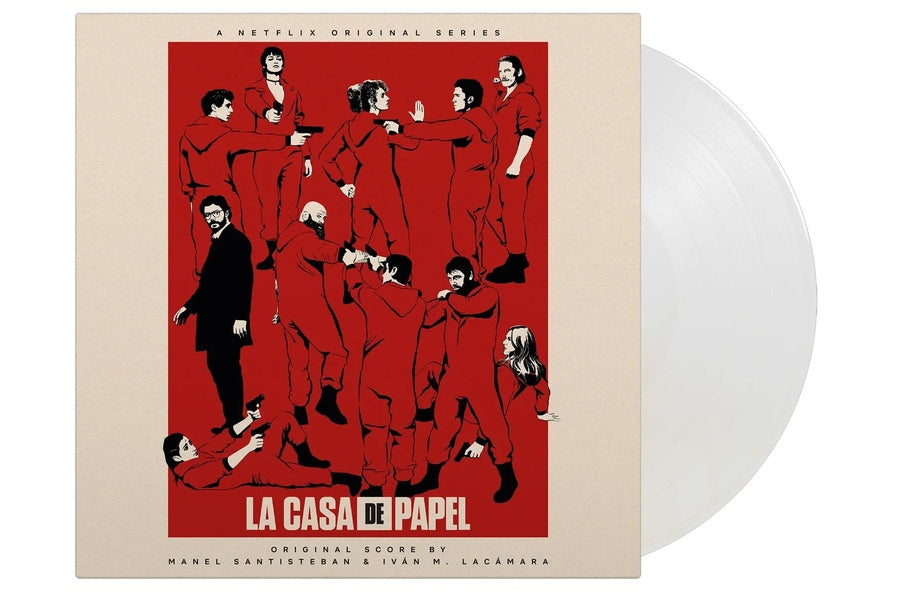 LA CASA DE PAPEL / VINYLE LIMITE TRANSPARENT - Front Cover