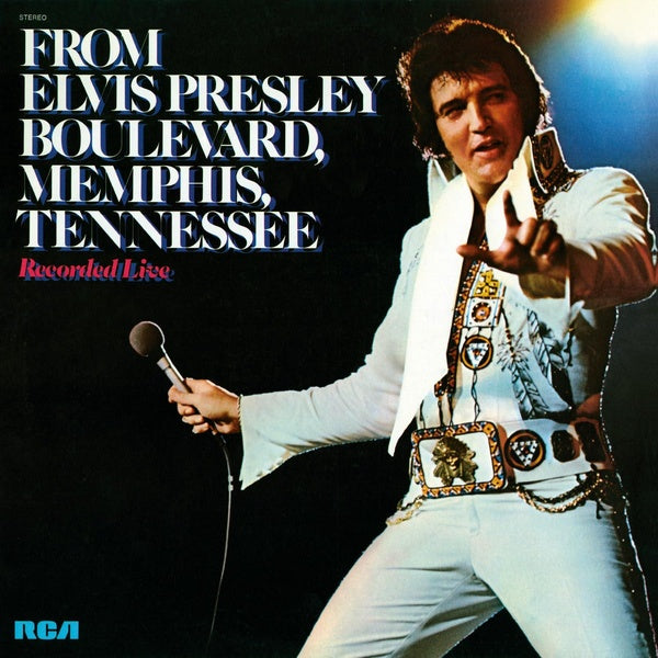 From Elvis Presley Boulevard Memphis - Front Cover