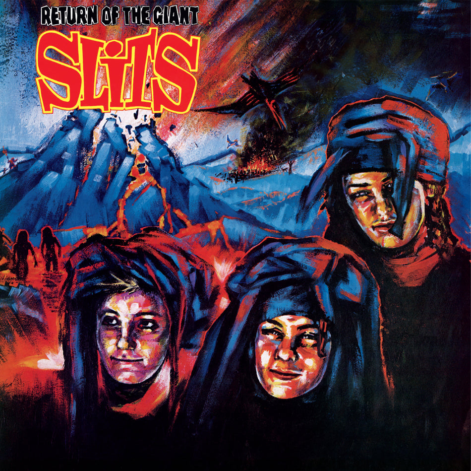 RETURN OF THE GIANT SLITS / EDITION LIMITEE COULEUR BLEU NOIR ET BLANC MARBRE - Front Cover