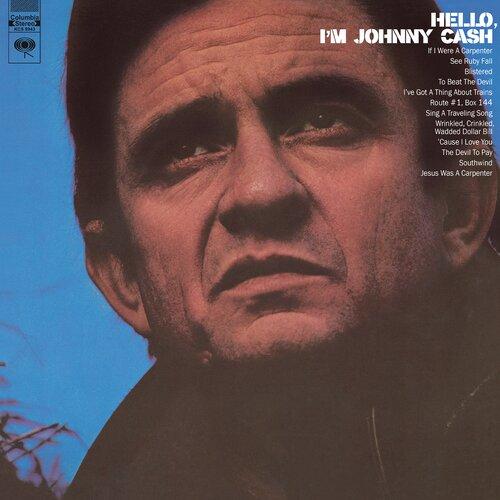 Hello, I'm Johnny Cash Édition Limitée Vinyle Bleu - Front Cover