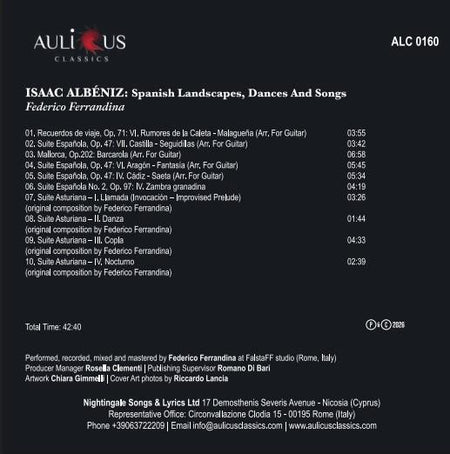 Albéniz, Isaac : Paysages espagnols, danses et chants - Front Cover