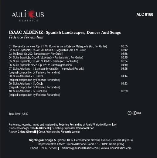 Albéniz, Isaac : Paysages espagnols, danses et chants - Front Cover