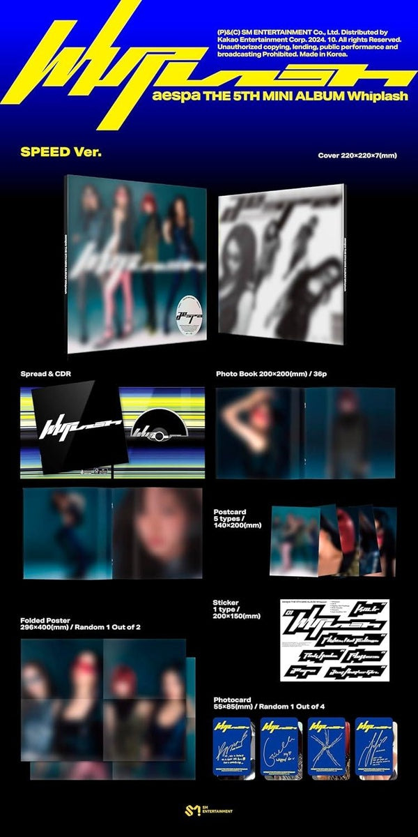 The 5th Mini Album 'Whiplash' (SPEED Ver. ) - Front Cover