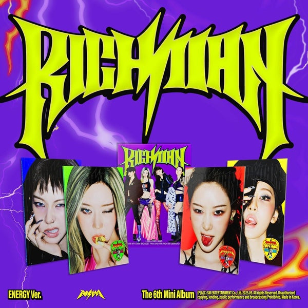 The 6th Mini Album 'Rich Man' (ENERGY Ver.) (WINTER Version) Coffret - Front Cover