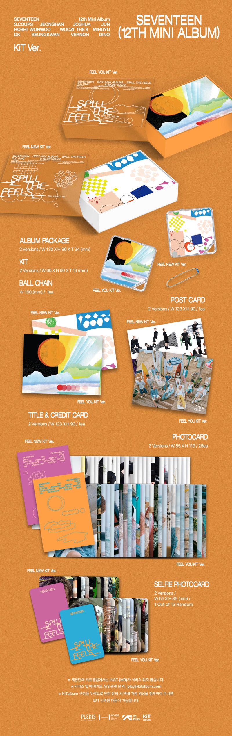 12TH MINI ALBUM/KIT VERSION - Back Cover