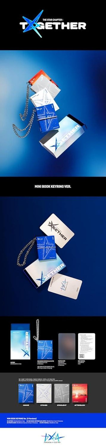 The 4th Studio Album - The Star Chapter : TOGETHER (Mini Book Keyring Version) Coffret - Front Cover