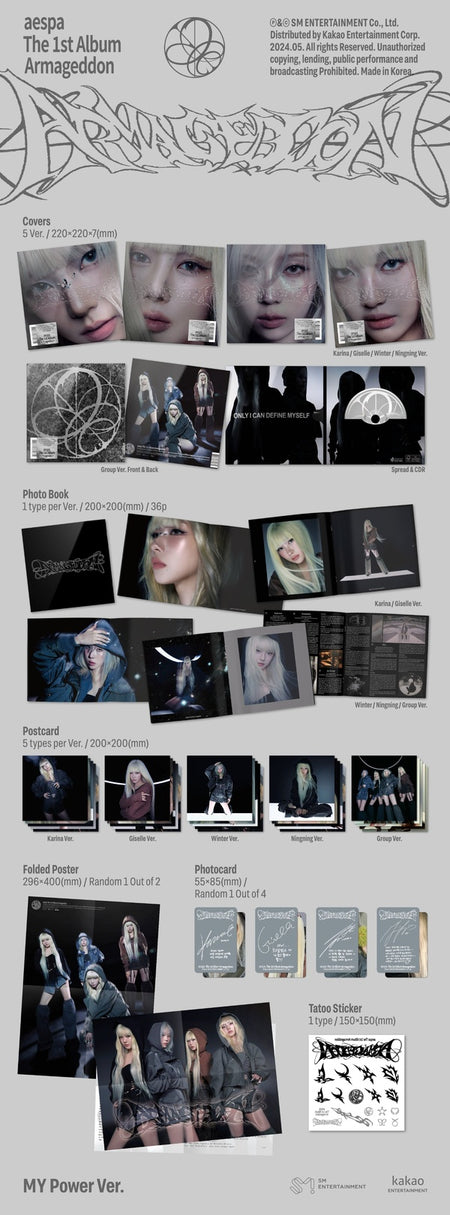 The 1st Album Armageddon (My Power Ver.) - Front Cover