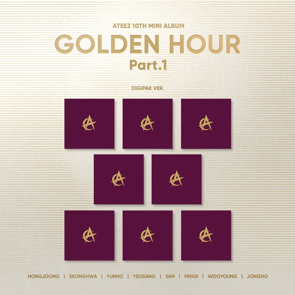 10th Mini Album GOLDEN HOUR : Part.1 - Front Cover